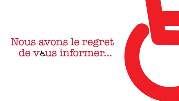 Nous avons le regret de vous informer...