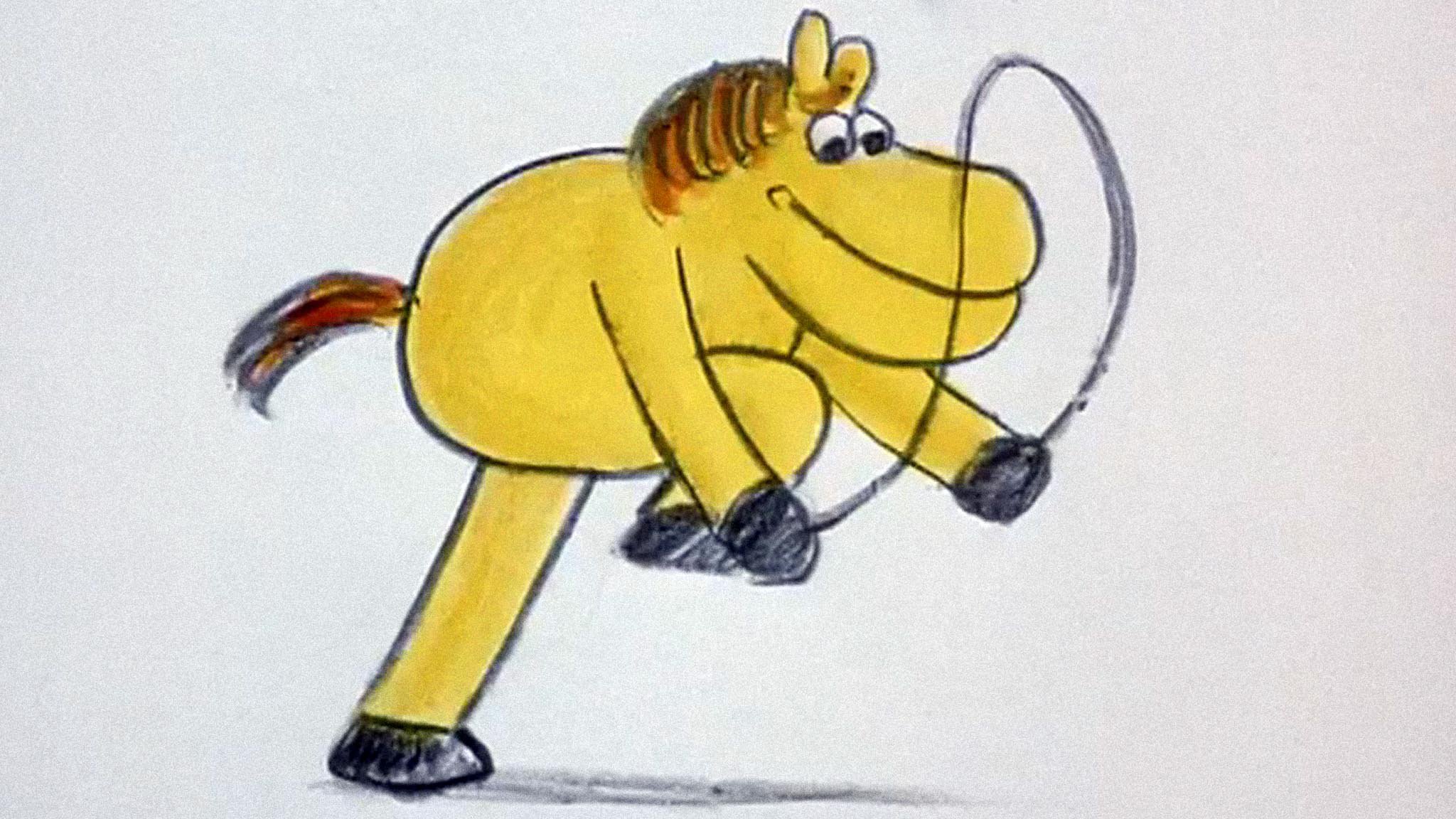 Un cheval à toute vapeur