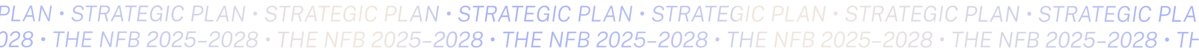 The NFB 2025–2028 Strategic Plan